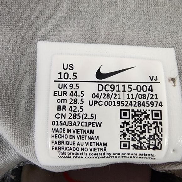 Nike Air Zoom SuperRep 3 Gray Mens Athletic Gym Sneakers Size 10.5 - Picture 5 of 16